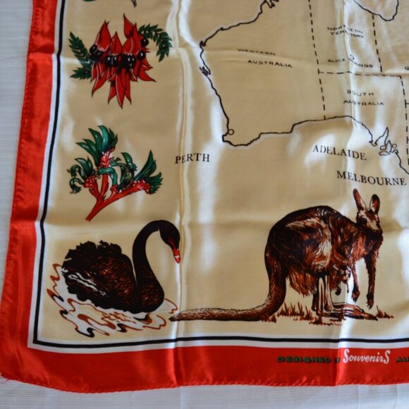 Vintage Australia Souvenir Scarf - Picture 5 of 11